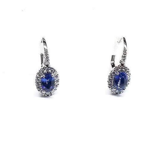 Earrings Soprana Woman ZAFFIRO in Gold Zaffiro 1.1 Ct OOVP6X4M ZF - OOVP6X4M ZF
